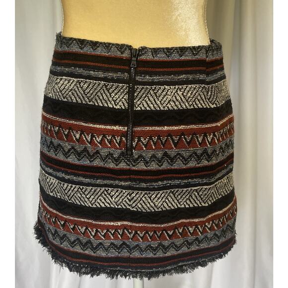 Sam Edelman Aztec Wrap Mini Skirt Prairie Dreamer Size 2 - Picture 7 of 12